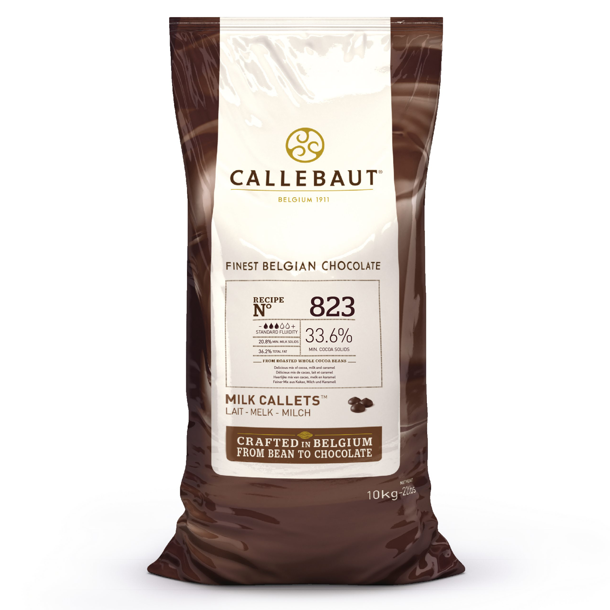 купить Шоколад молочный Callebaut 823NV-595 2*10кг