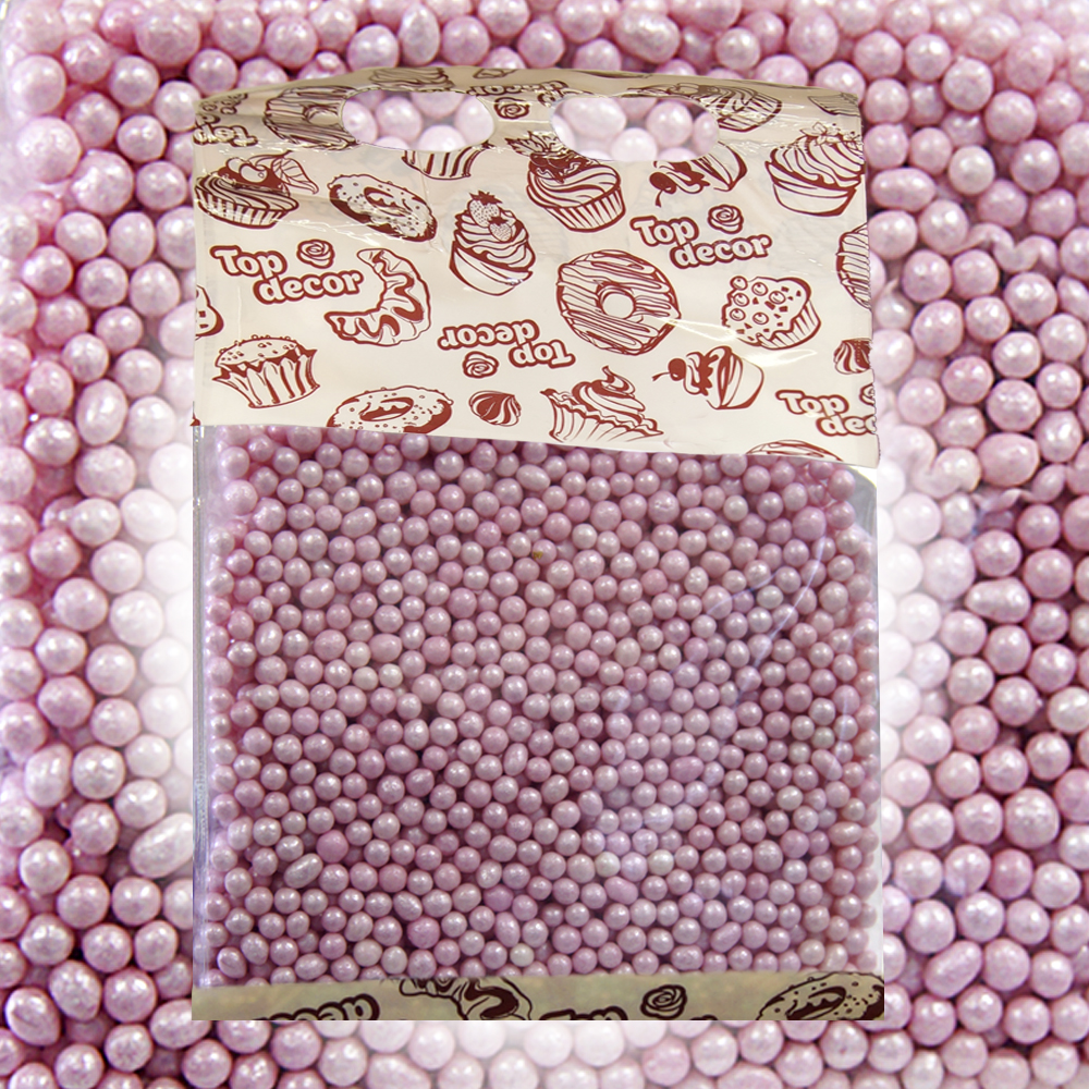купить Декоративные посыпки Шарики "Жемчуг" розовый, 0.7 кг  36791