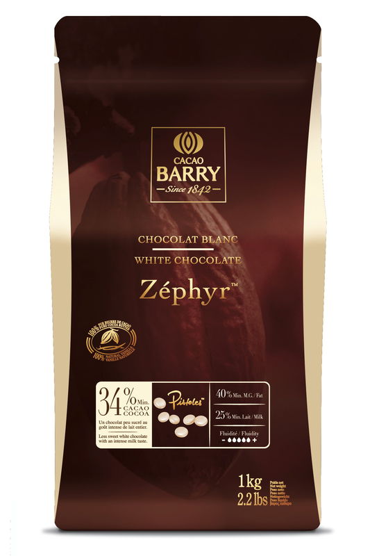 купить Шоколад белый Zephyr 34% Cacao Barry CHW-N34ZEPH-2B-U73 1 кг