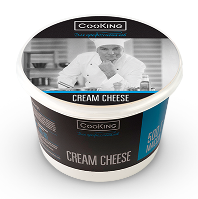 купить Сыр творожный сливочный Крем Чиз CooKing c м.д.ж. 70% (0,5 кг)