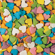 купить Декоративные посыпки "Сердечки разноцветные"0,75кг 16083  в интернет-магазине