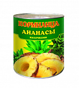 купить Ананасы Шайба в сиропе 3100мл/6 Кормилица  в интернет-магазине