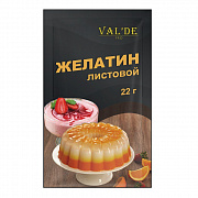 купить Желатин пищевой листовой  Val'de 22 гр/упак  в интернет-магазине