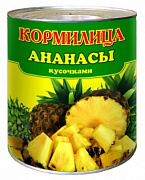 купить Ананасы Кусочки в сиропе 3100мл Кормилица  в интернет-магазине